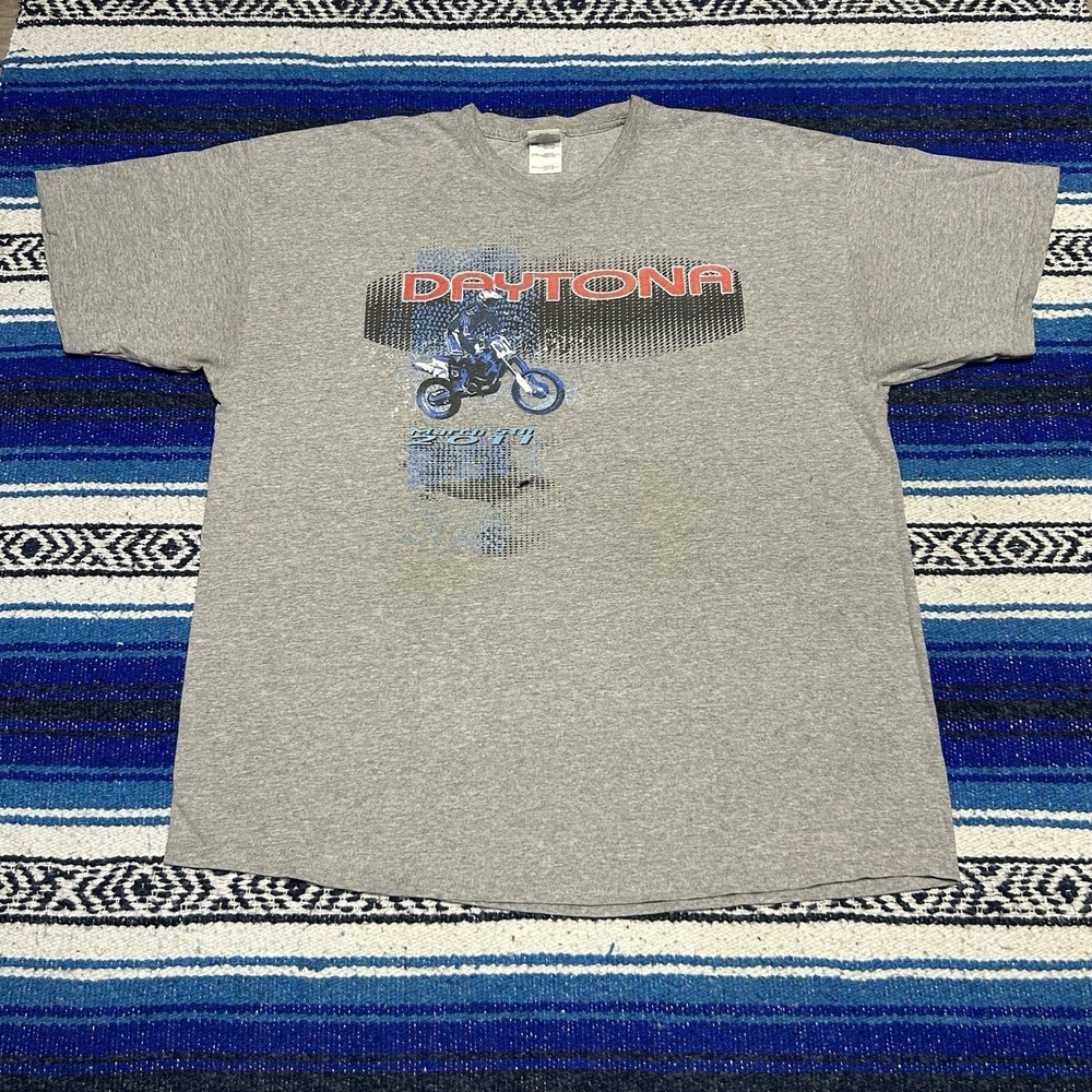 2011 Daytona Supercross By Honda 2XL Gray Motocross Racing T-Shirt